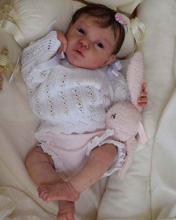 Kelly – 18-Inch Full Body Silicone Reborn Baby Girl