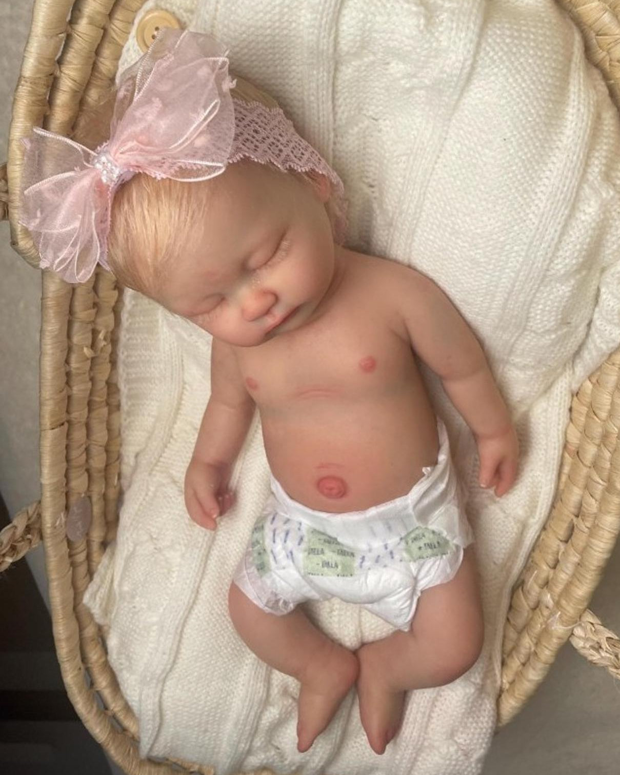 15-Inch Full Body Silicone Reborn Baby Girl – 5 lbs