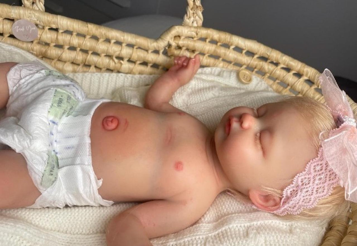 15-Inch Full Body Silicone Reborn Baby Girl – 5 lbs