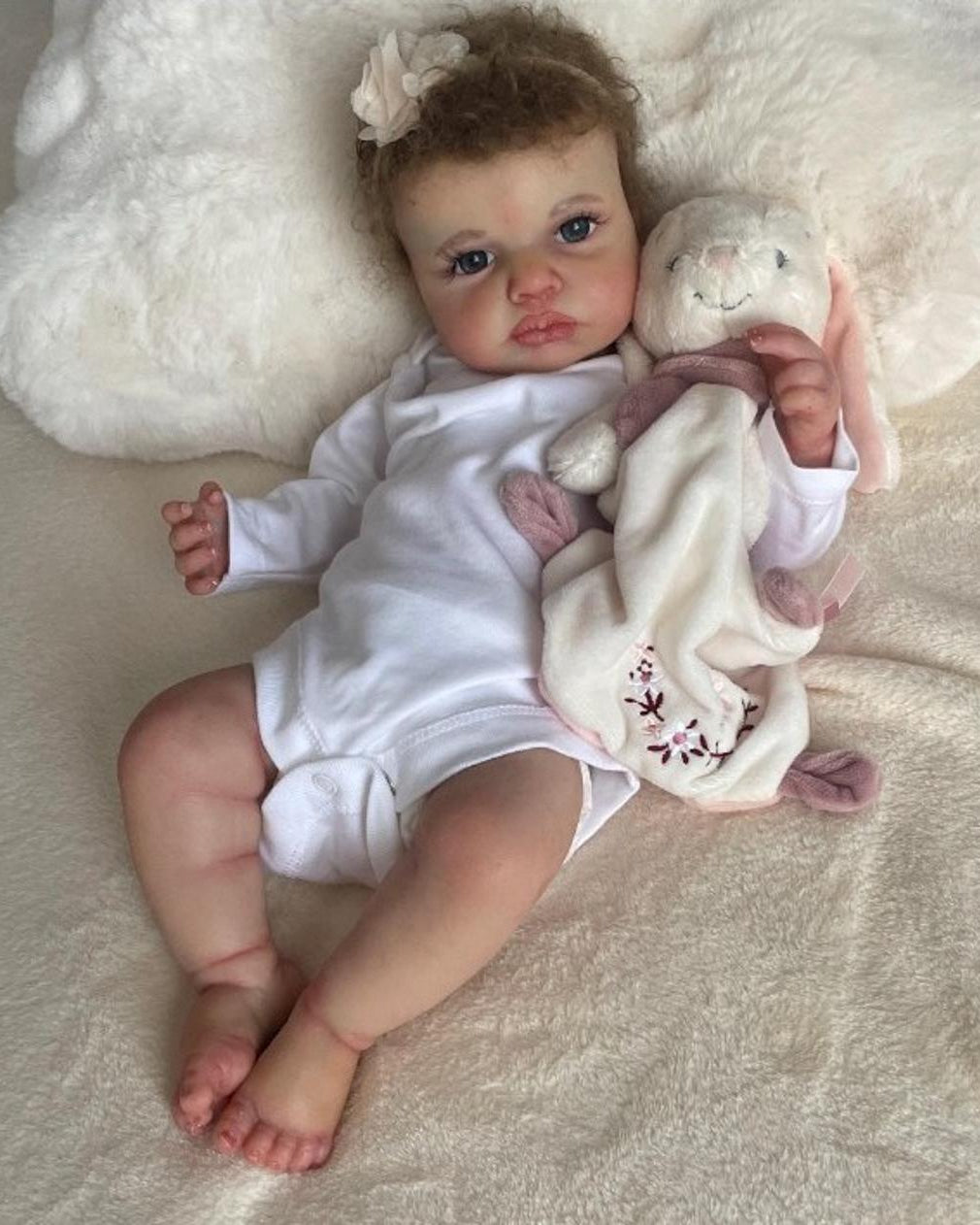 18 Inch Realistic Full Body Silicone Reborn Baby Girl Doll