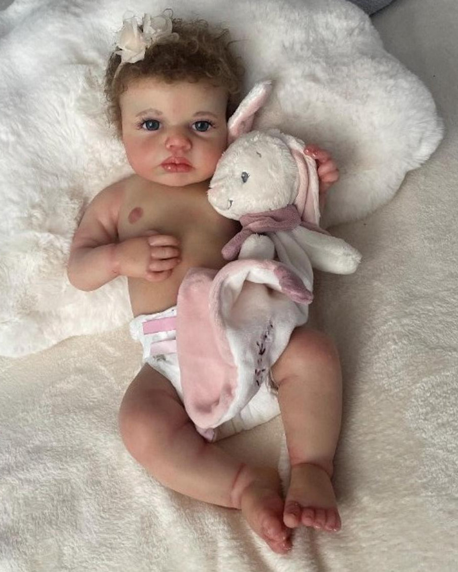 18 Inch Realistic Full Body Silicone Reborn Baby Girl Doll