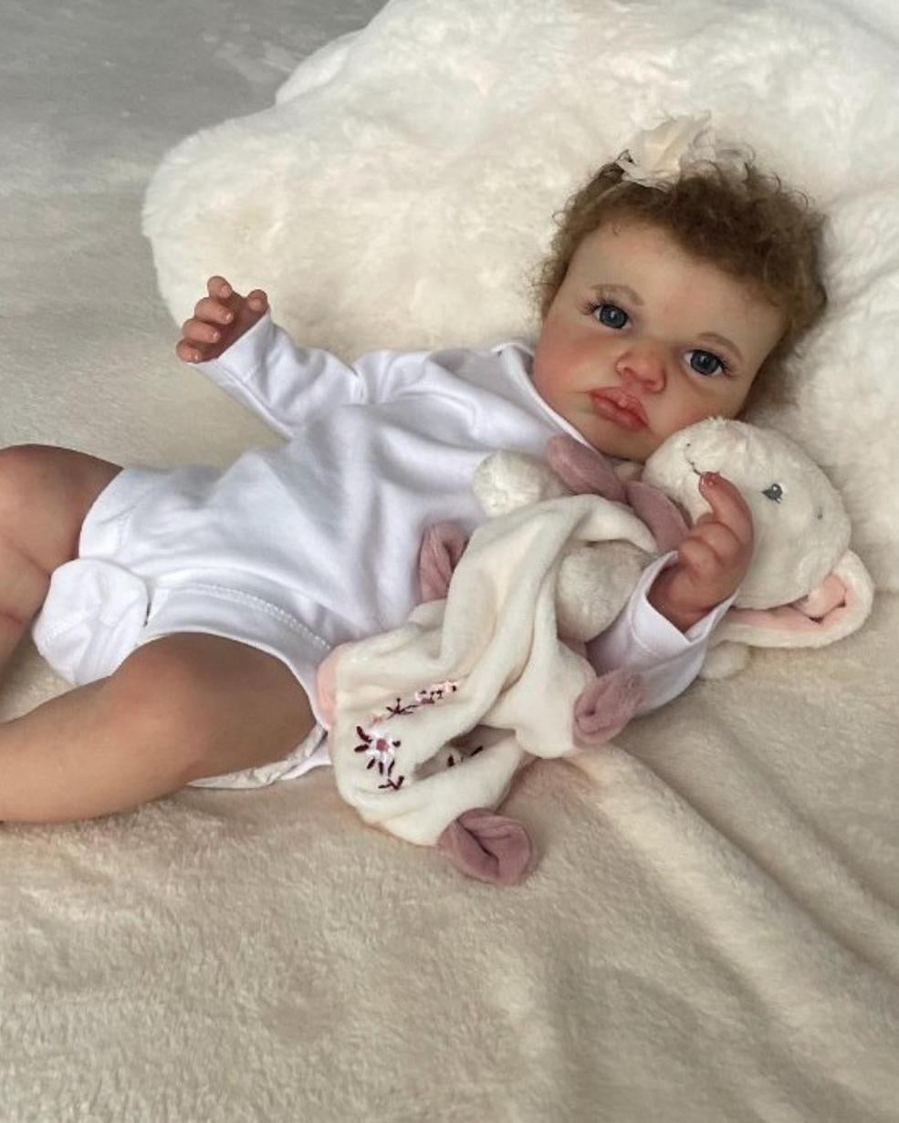 18 Inch Realistic Full Body Silicone Reborn Baby Girl Doll