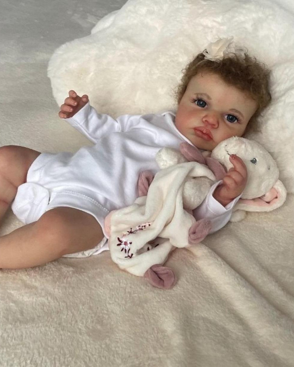 18 Inch Realistic Full Body Silicone Reborn Baby Girl Doll