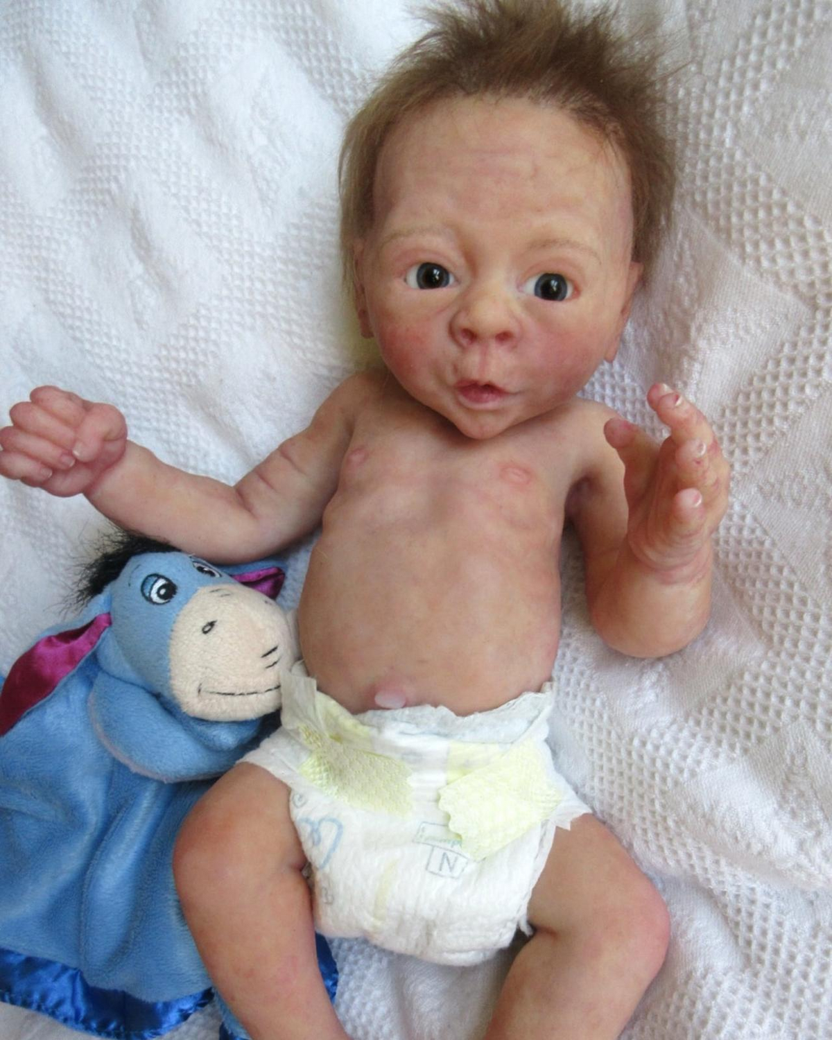 Full SILICONE Reborn baby doll HARLOW