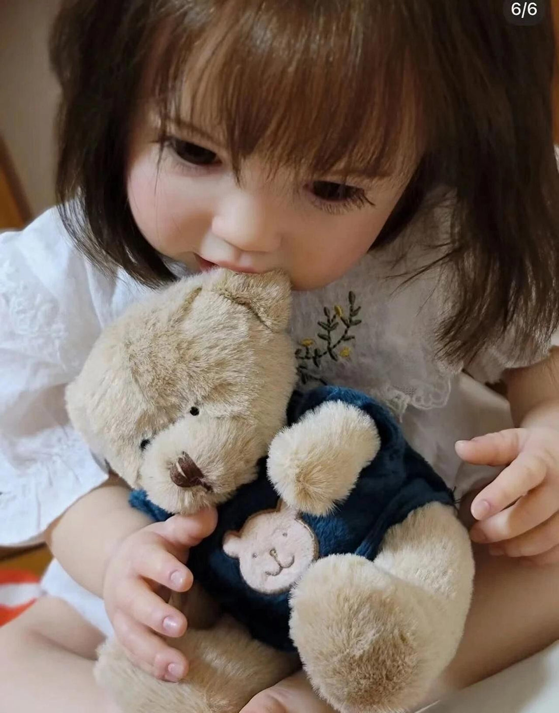 Lifelike Sweet 24in Reborn Baby Dolls Adorable Soft Body Chubby Handmade Toddler