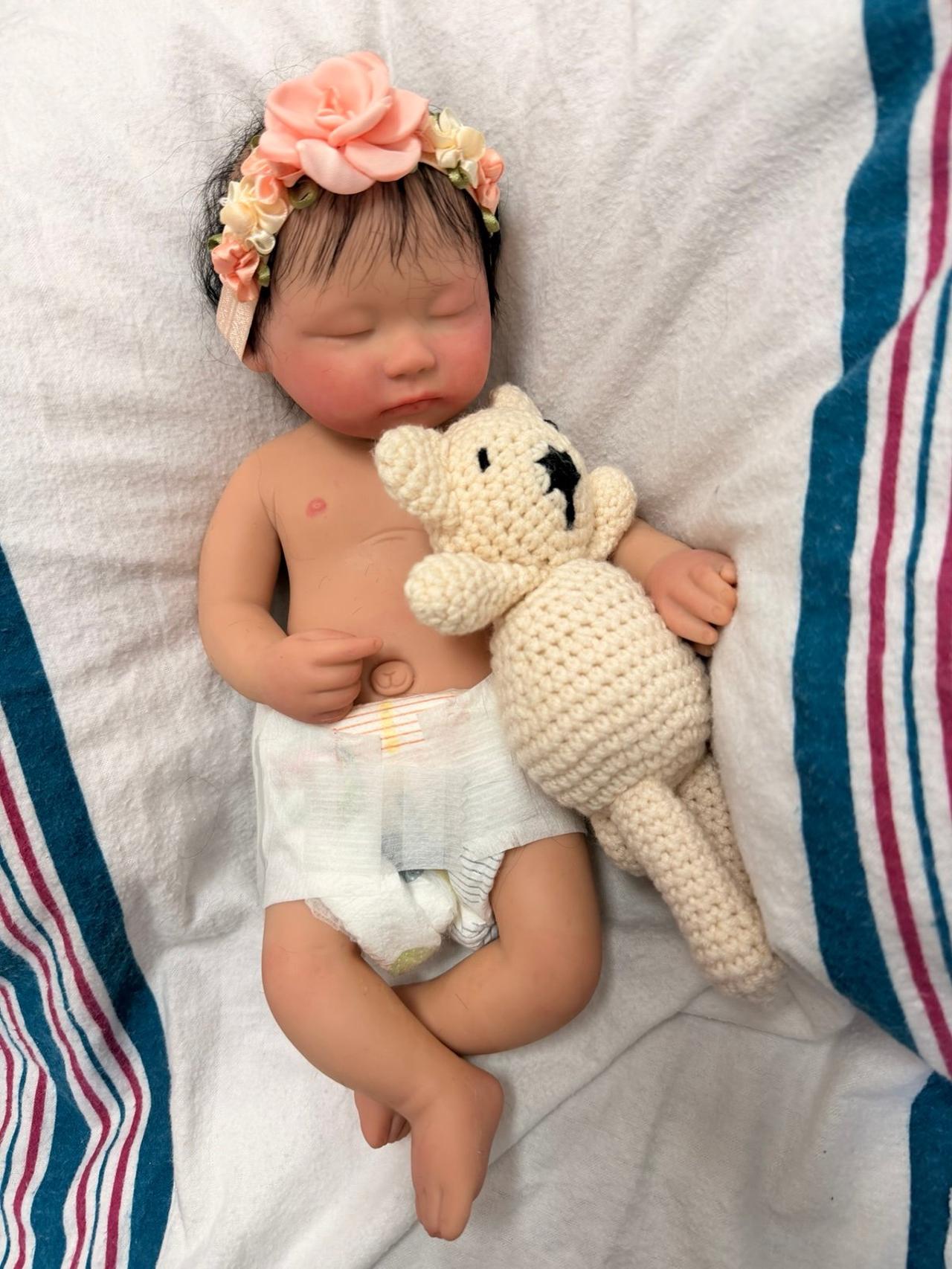 Full body silicone baby doll