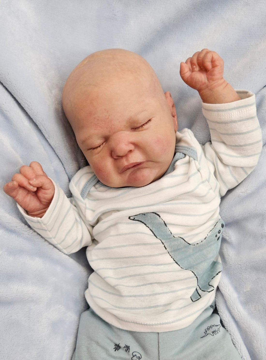 Custom Silicone Baby Boy 18-inch, Sleeping-Realistic