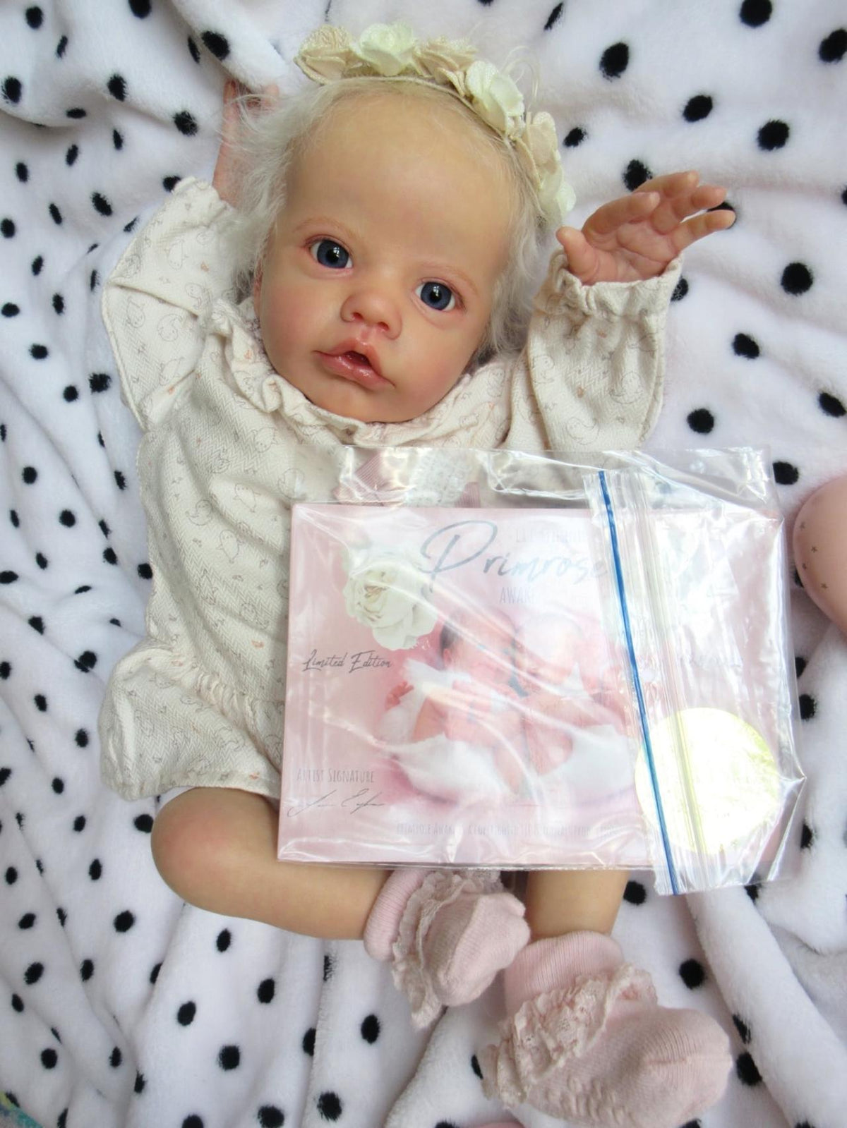 Reborn Baby Doll. PRIMROSE AWAKE 19 -inches