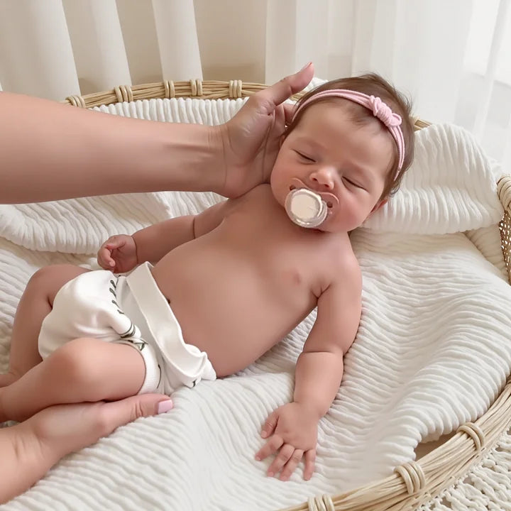 [Best Value]12''/16'' Flexible Full Body Liquid Silicone Infant Realistic Baby Boy or Girl Bover and Fukin, Handmade Soft Lifelike Bebe
