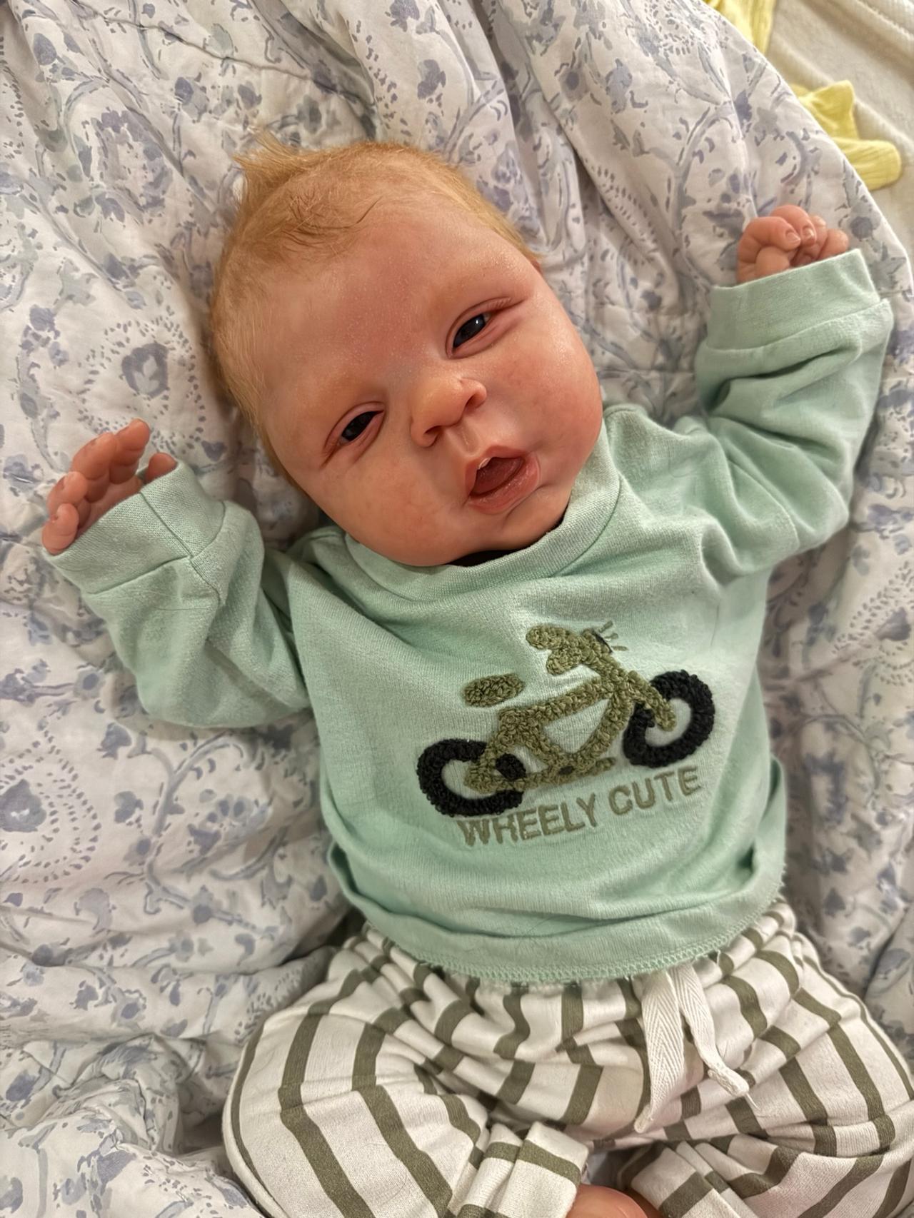 Reborn prototype Estella painted by Hayley Armstrong