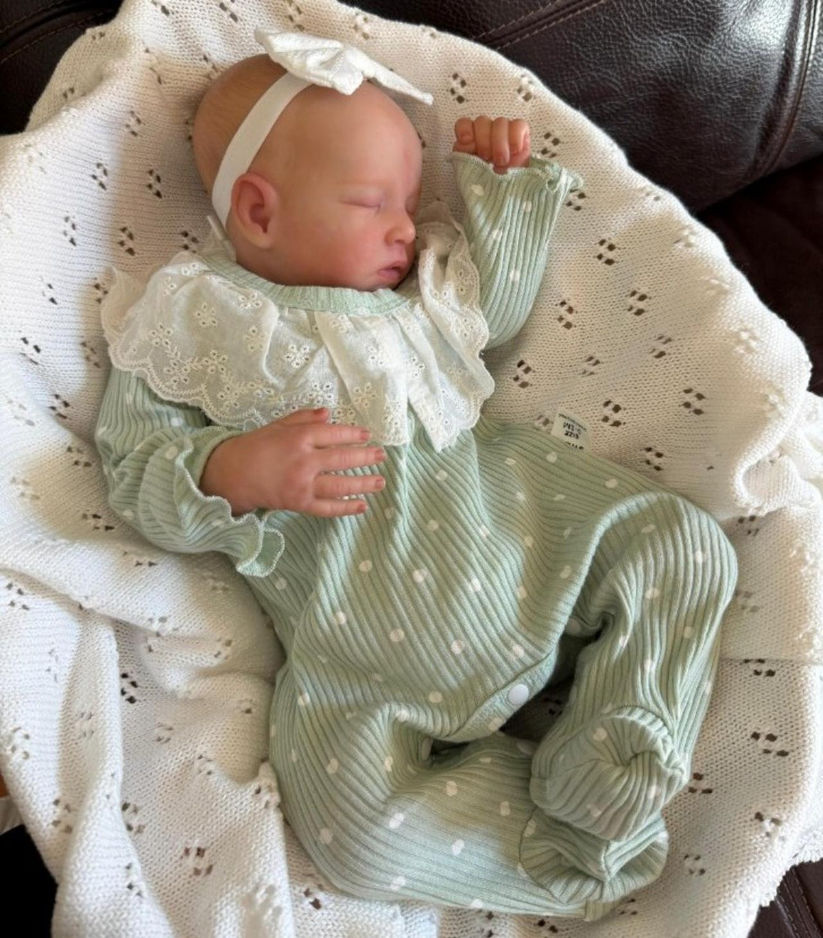 Custom silicone Baby Boy -18 sleeping Reborn-Realistic