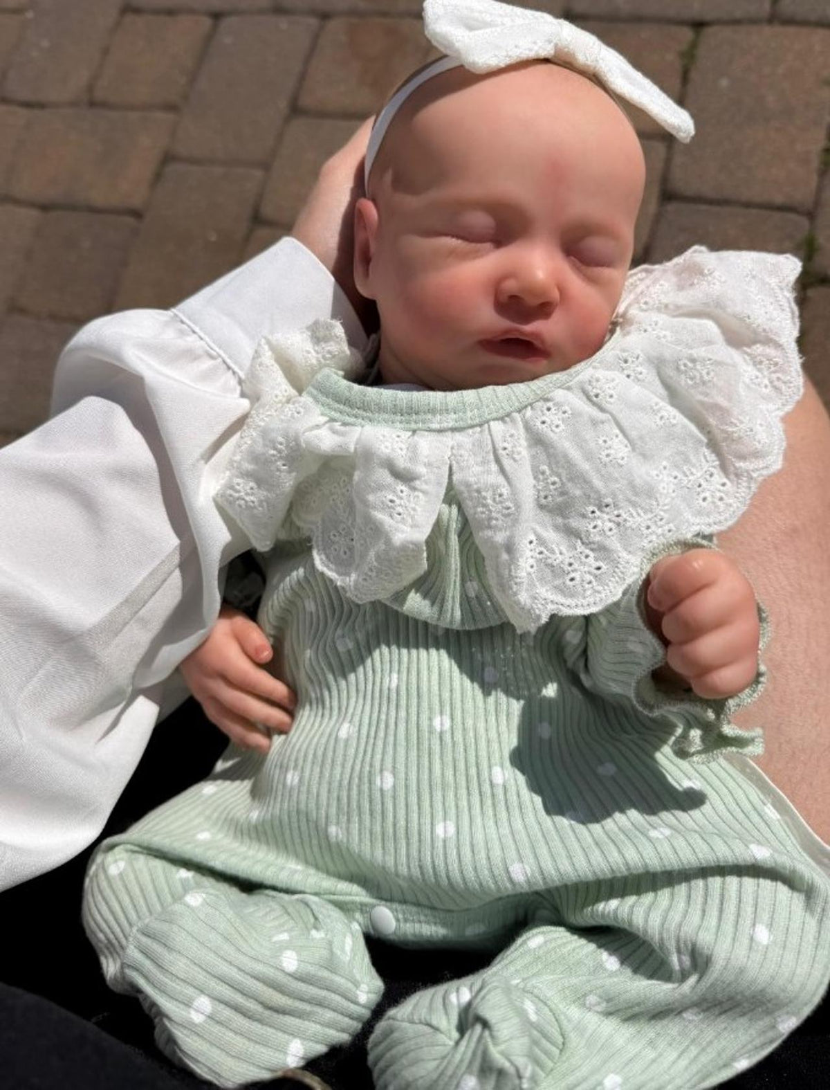 Custom silicone Baby Boy -18 sleeping Reborn-Realistic