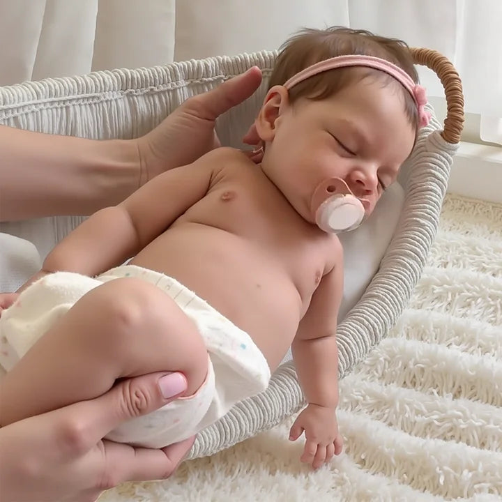 [Best Value]12''/16'' Flexible Full Body Liquid Silicone Infant Realistic Baby Boy or Girl Bover and Fukin, Handmade Soft Lifelike Bebe