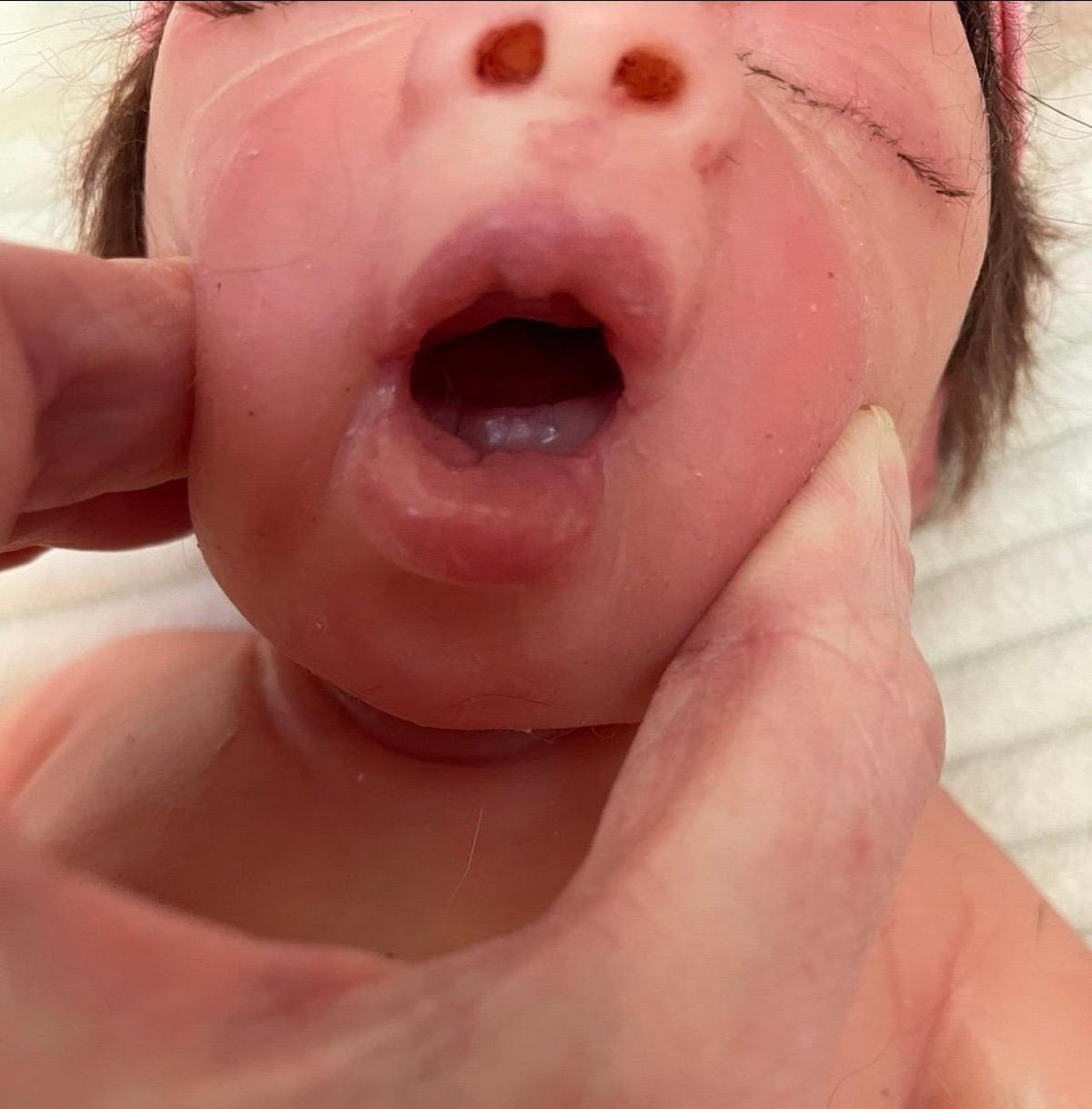 Full Body Silicone Reborn preemie Baby Girl 15” Drink And Wet Doll rooted hair