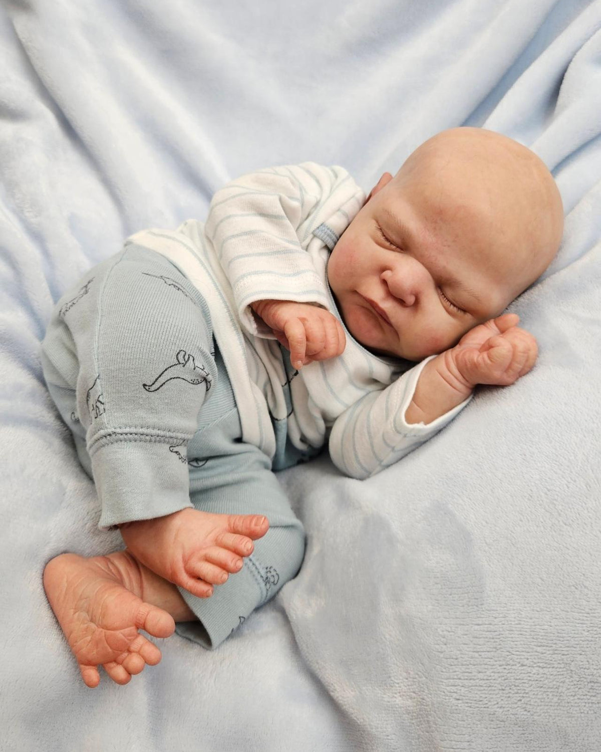 Custom Silicone Baby Boy 18-inch, Sleeping-Realistic