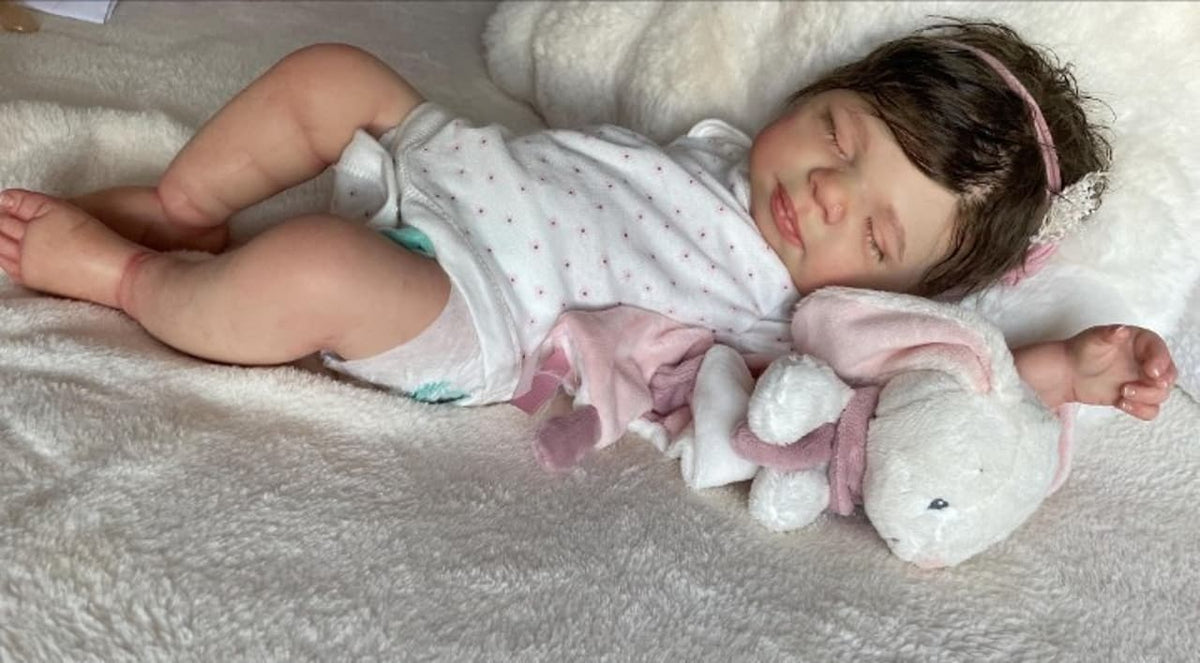 Marshmallow realistic baby doll 18 inch 6 lbs