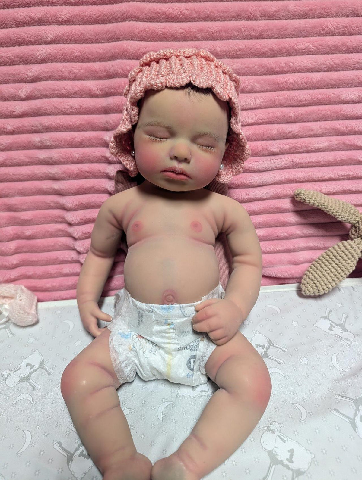 Realistic baby doll girl full body silicone