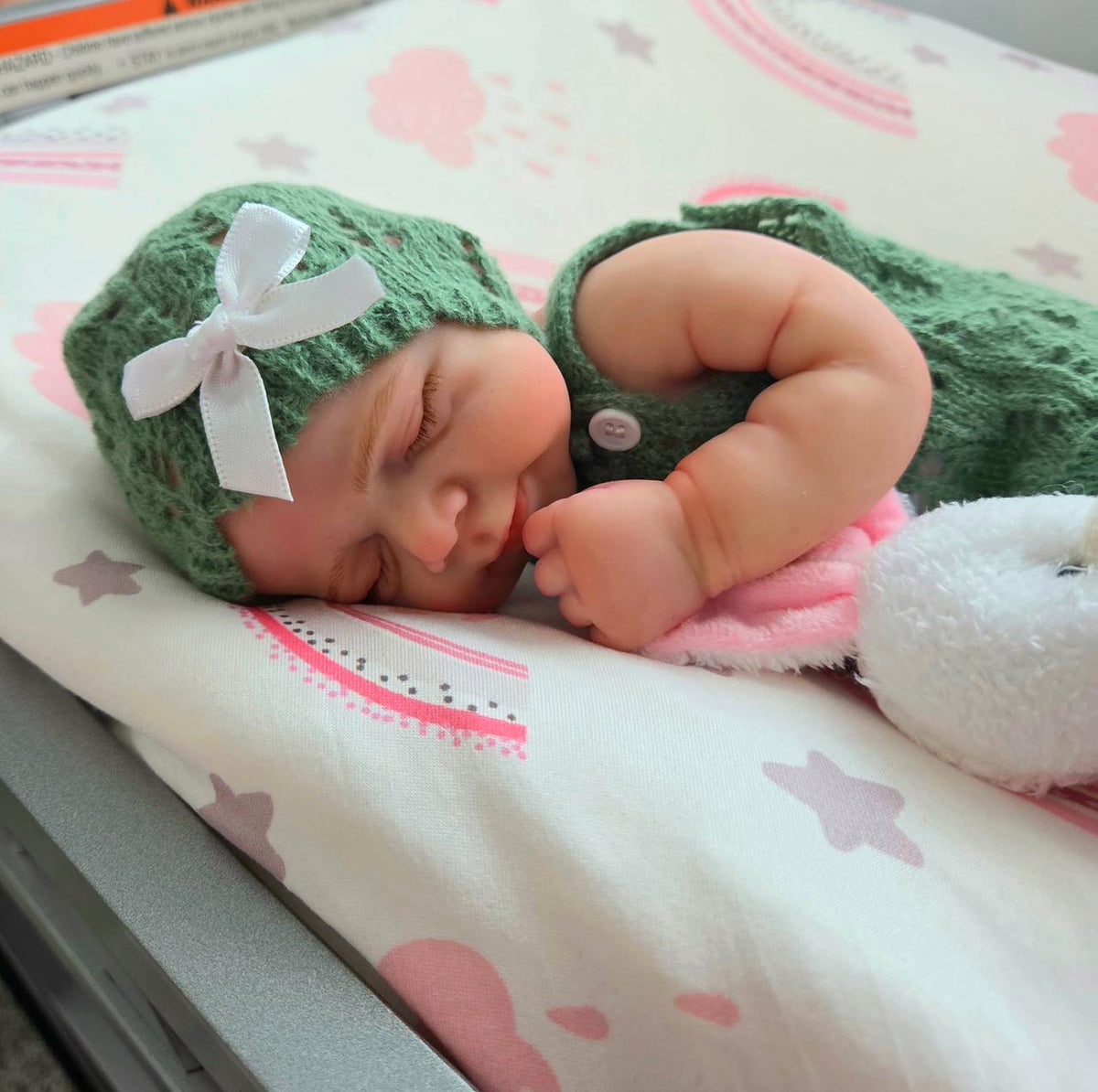 13 inch Full Silicone Baby Girl Doll Pascal