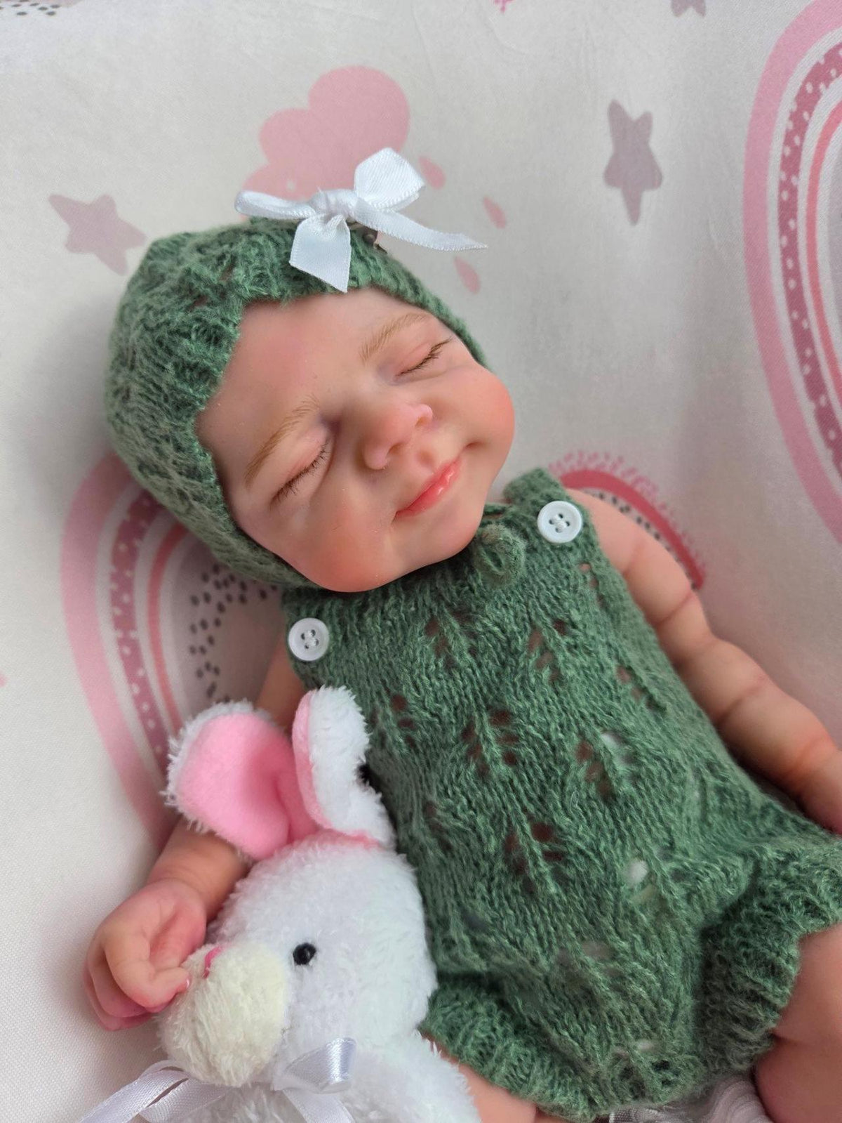 13 inch Full Silicone Baby Girl Doll Pascal